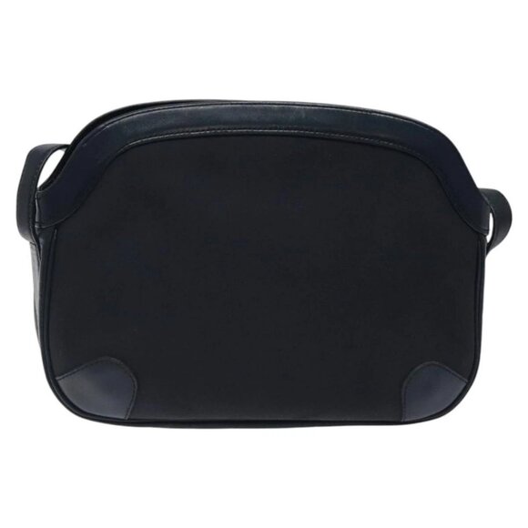 Burberrys Shoulder Bag Canvas Navy Auth ti2948 - Picture 2 of 16